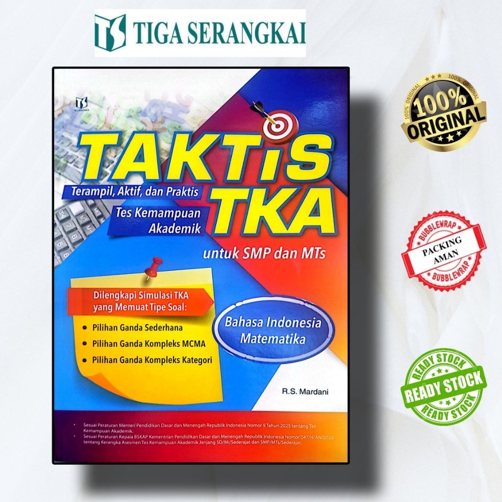 TAKTIS TKA untuk SMP / MTS Kelas 9 - Tiga Serangkai