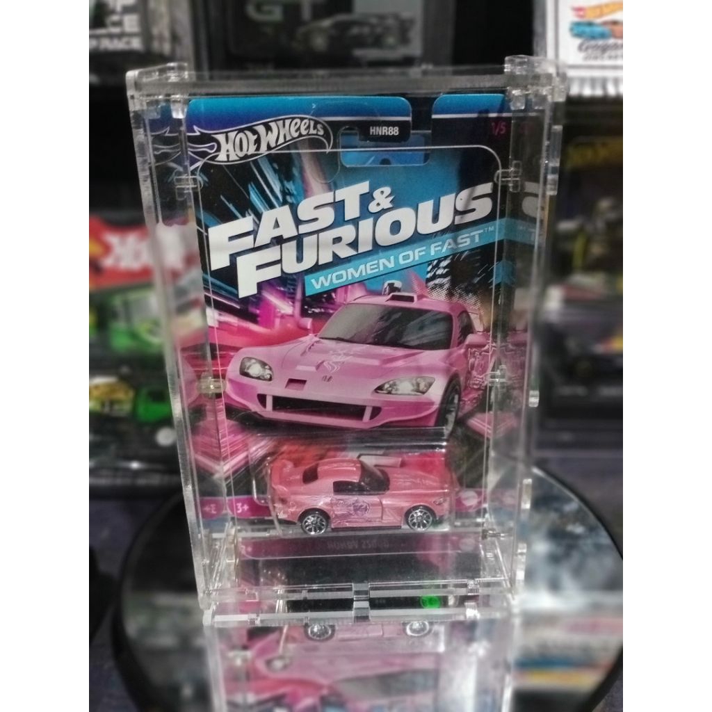 Hotwheels Honda S2000 Pink Suki + Box Akrilik