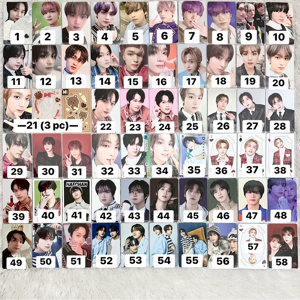 PHOTOCARD HAECHAN NCT OFFICIAL