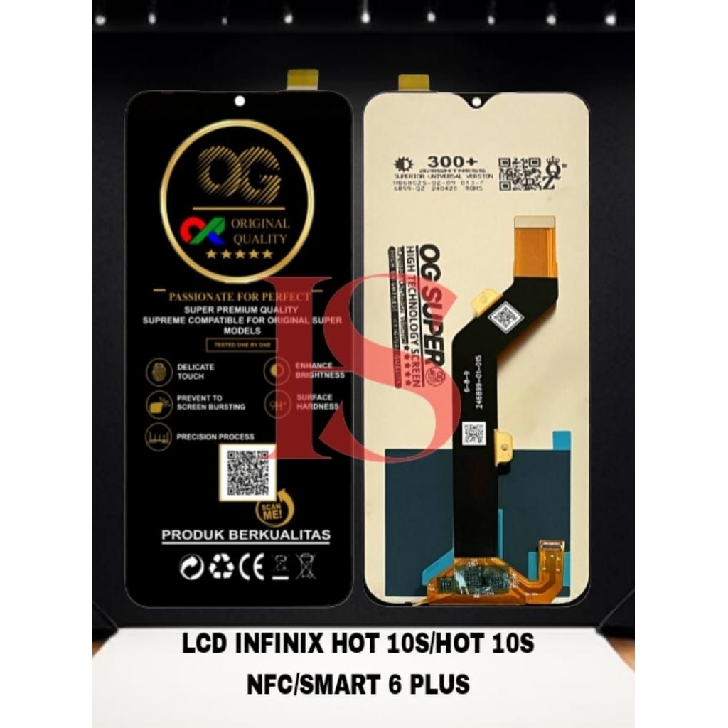 LCD INFINIX HOT 10S FULLSET TOUCH SCREEN LCD INFINIX HOT 10S/HOT 10S NFC/SMART 6 PLUS LCD ORIGINAL