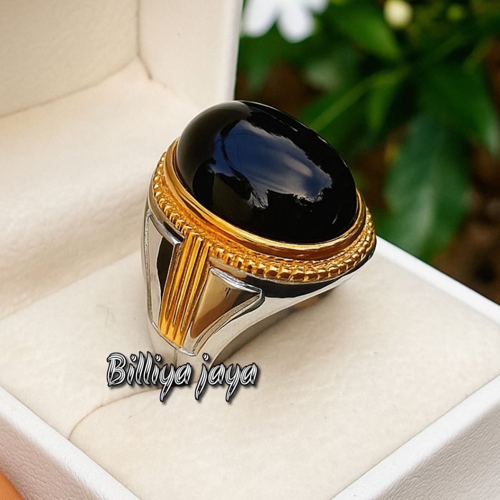 CINCIN BATU KECUBUNG WULUNG MEWAH DM 15X20 TEMBUS SENTER