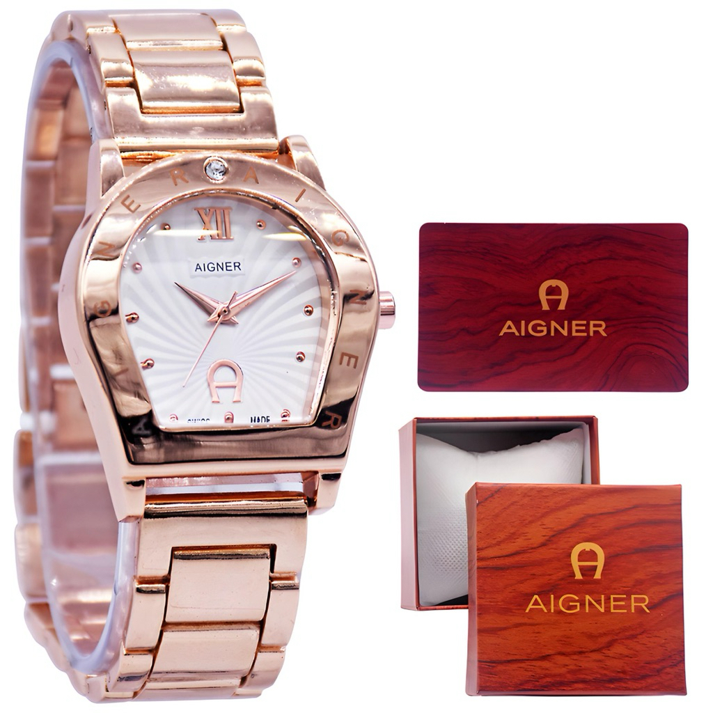 JAM AIGNER WANITA RANTAI COMBINASI MIKA FREE BOX AIGNER