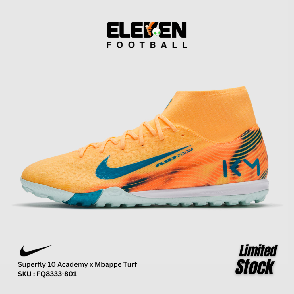 Sepatu Futsal Nike Superfly 10 Academy Kylian Mbappe Turf-ORIGINAL/FQ8333-801