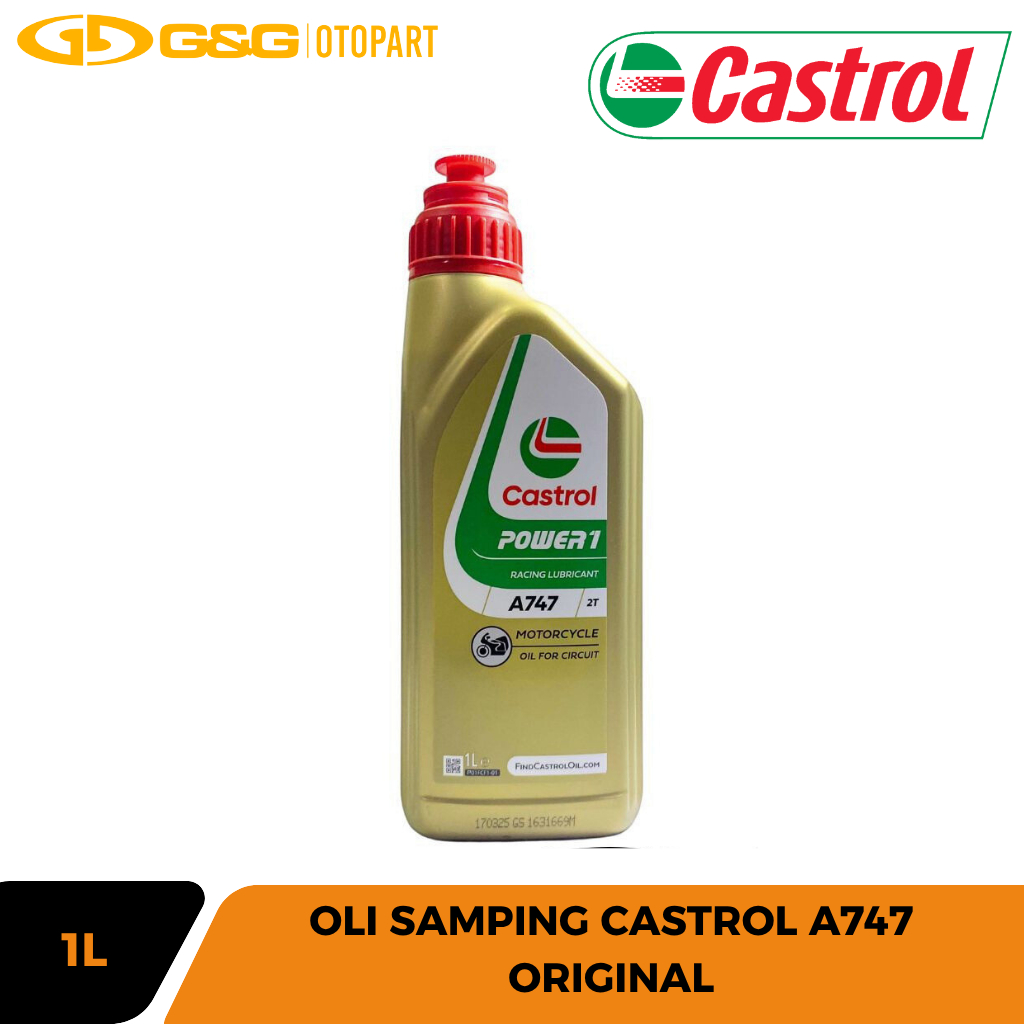 Oli Samping Castrol A747 2T 1L Original 100%
