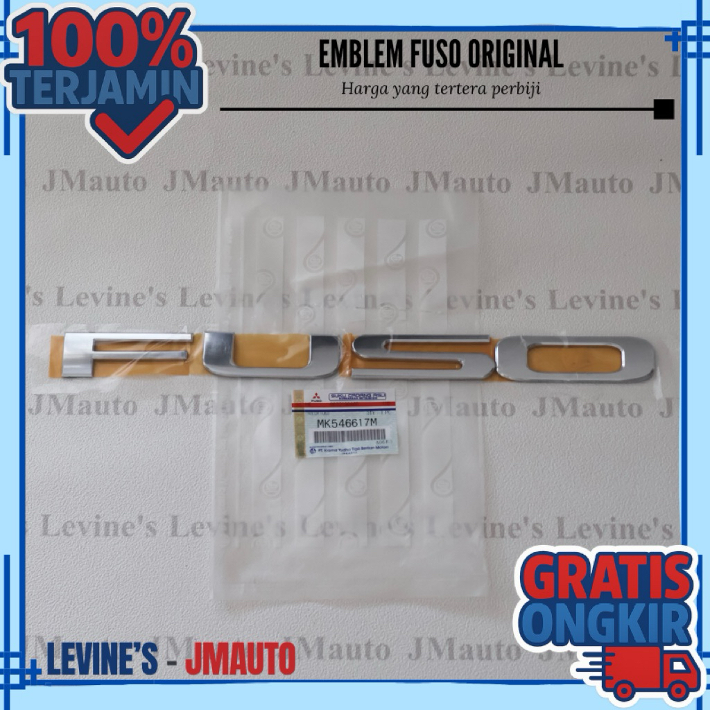 emblem logo fuso original MK546617M / emblem fuso canter original / emblem fuso logo fuso colt diese