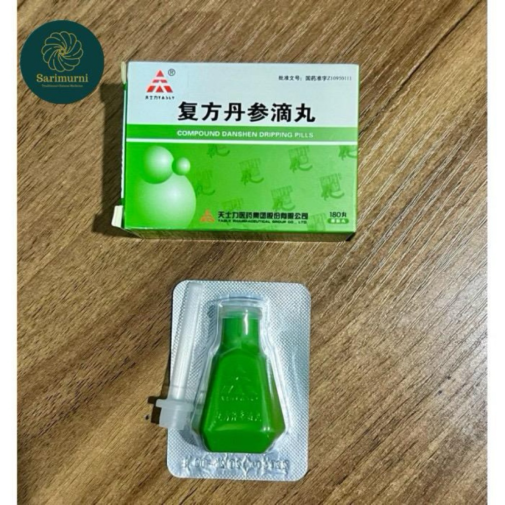 Danshen Pills / Compound Dan Shen Pills Obat Jantung Koroner Mencegah thrombosis, Penyumbatan Pembul