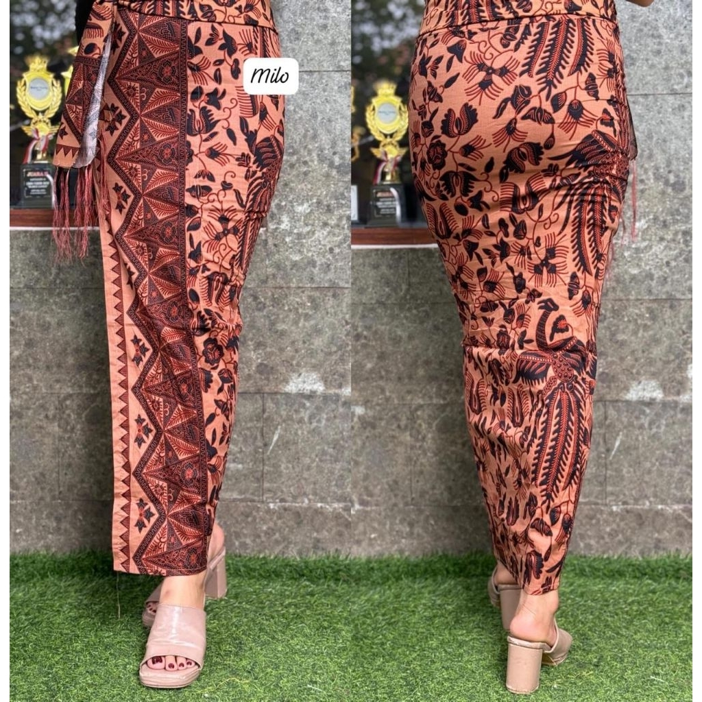 Kamben Jadi katun batik Set Selendang bawahan tradisional wanita setelan kebaya  strait