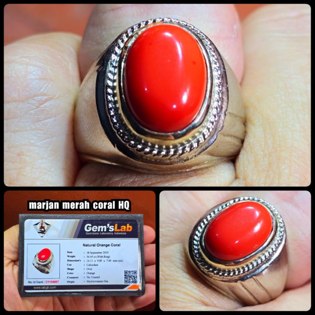 natural batu Marjan merah body porslen super