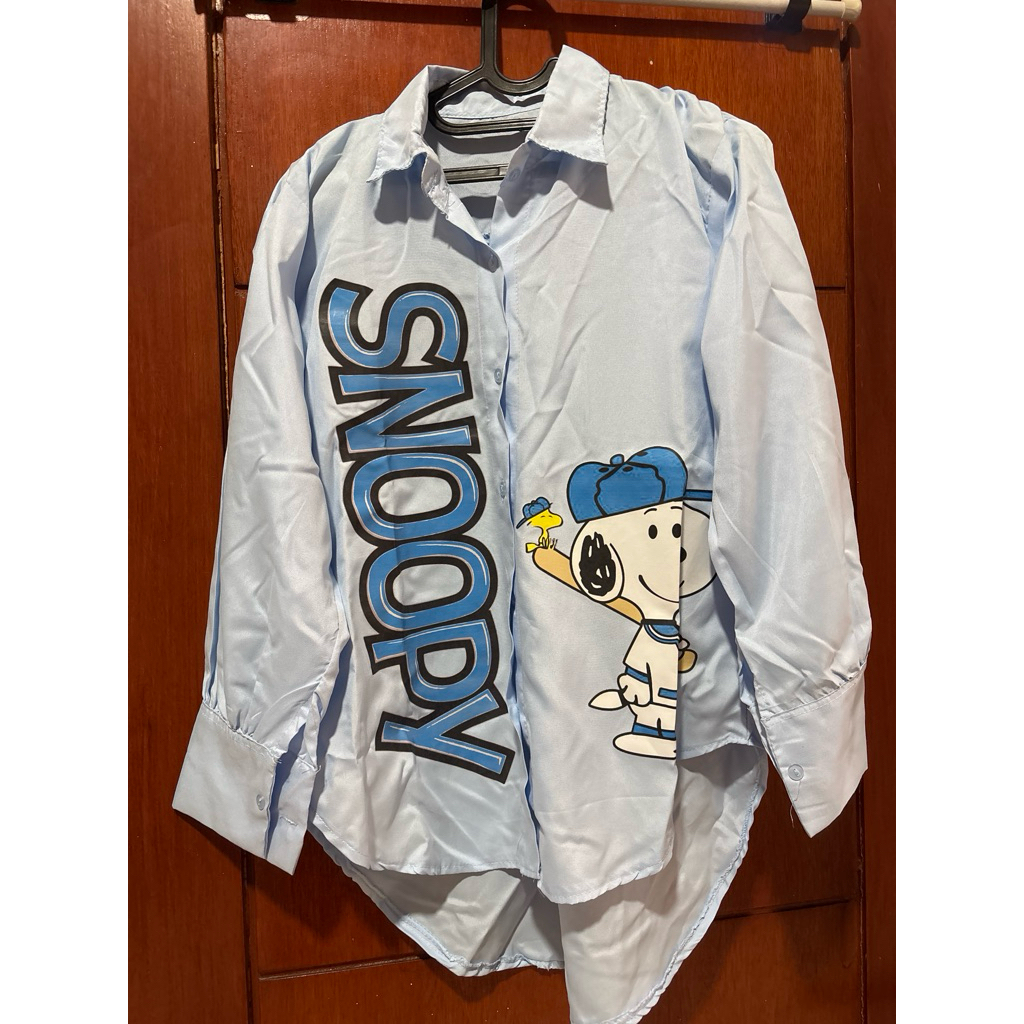 KEMEJA CASUAL LD 120 WARNA BIRU TELOR ASIN