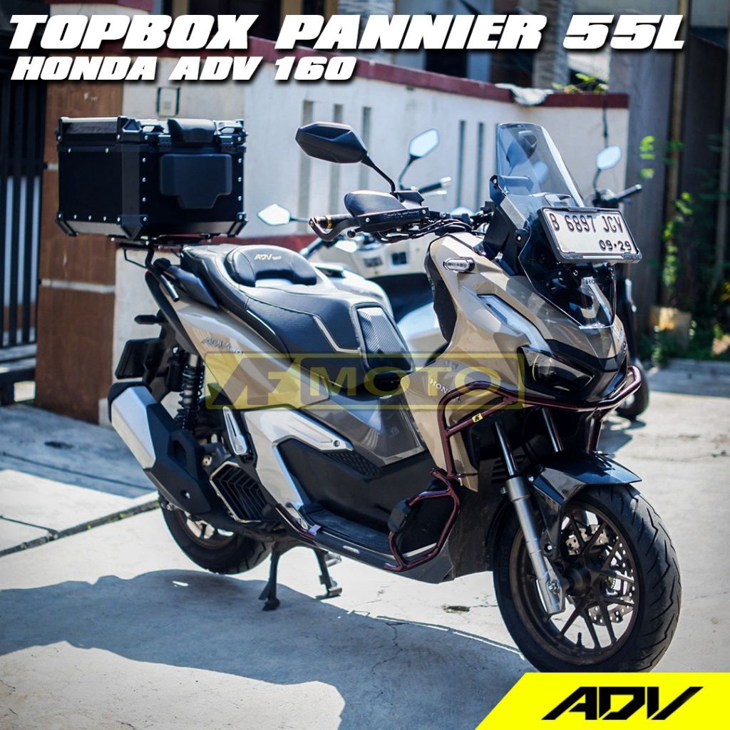 TOP BOX PANNIER + BRACKET 55 L HONDA ADV 160/150