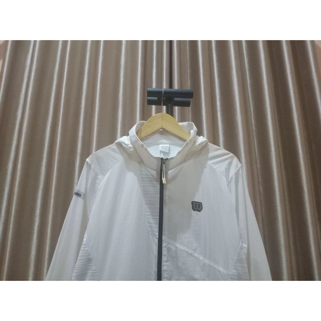 WILSON RUNNING JACKET WHITE