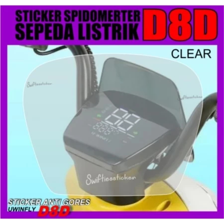 Bisa COD Antigores Speedometer Sepeda Listrik Uwinfly D8D Aksesoris Eksterior Sepeda Listrik Uwinfly