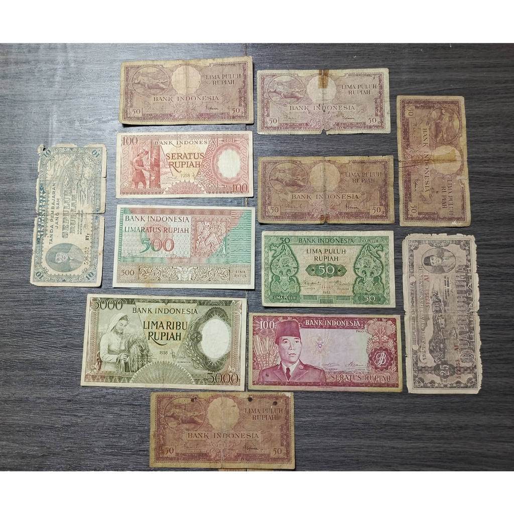 UANG KERTAS JADUL INDONESIA