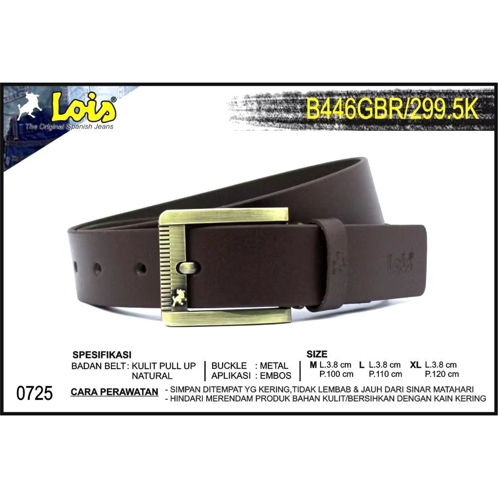 B 446 GBR IKAT PINGGANG / BELT LOIS ORIGINAL