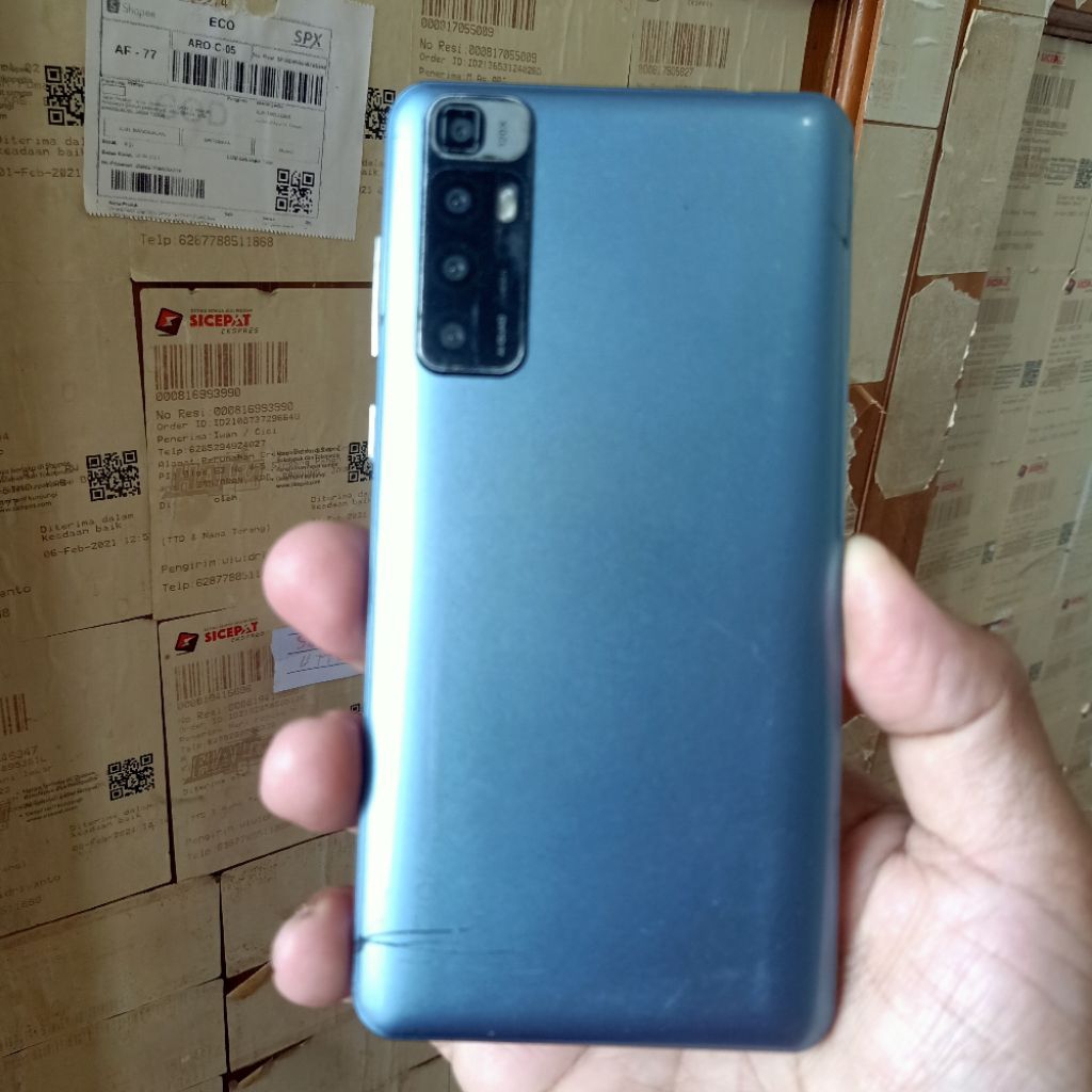 Unit hp LEIOA model M10 plus minus lcd rusak mesin normal sesuai gambar