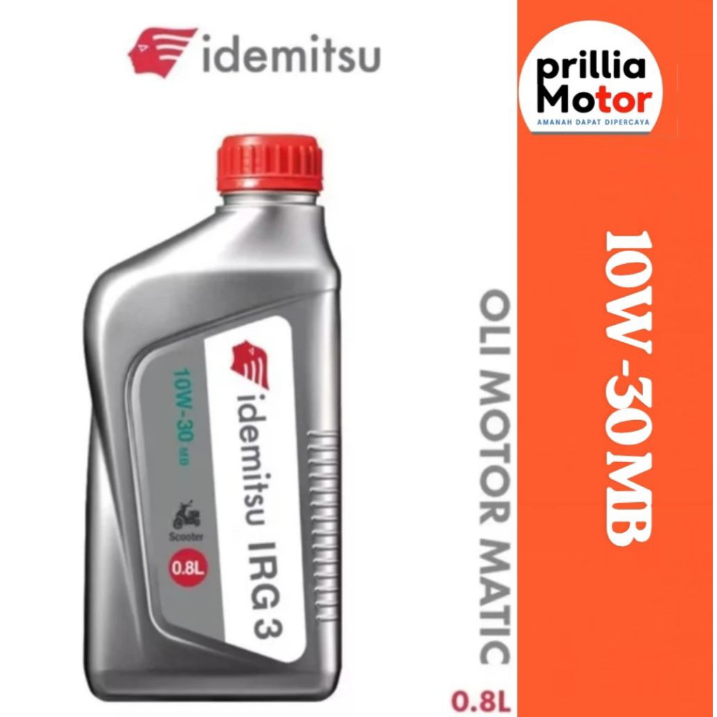 Idemitsu Oli Matic 10W-30 0,8L - Oli Mesin Motor Matic Berkualitas