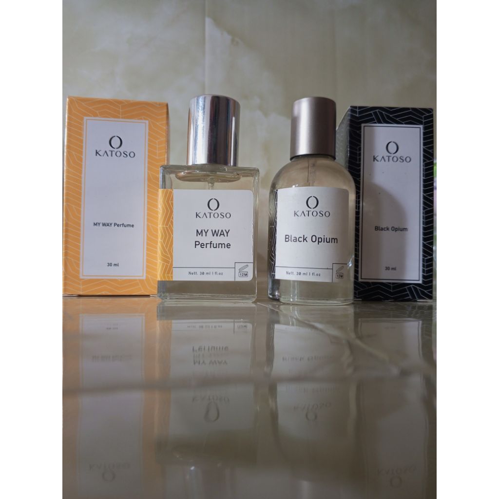 paket 2 botol parfum katoso