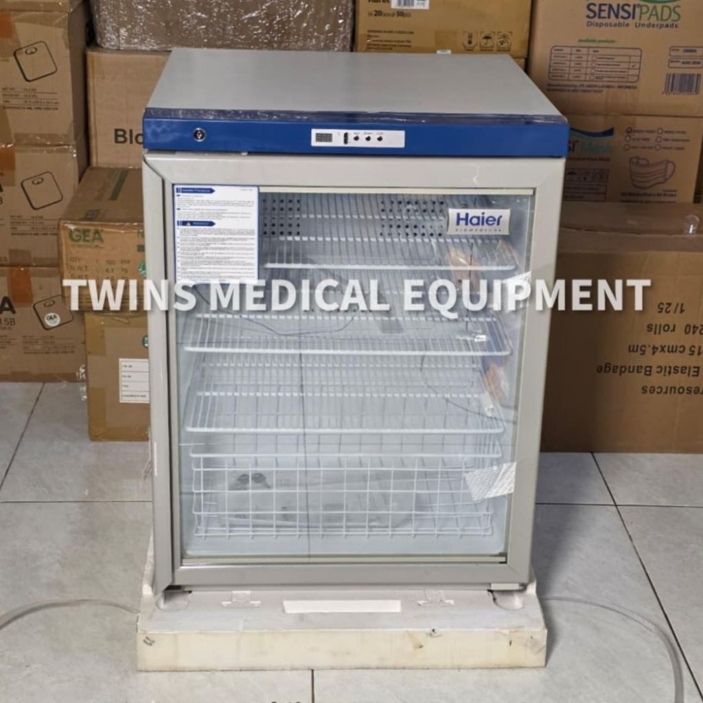Kulkas Vaksin Kecil Haier HYC 118 A Refrigerator Pharmacy Kulkas Farmasi