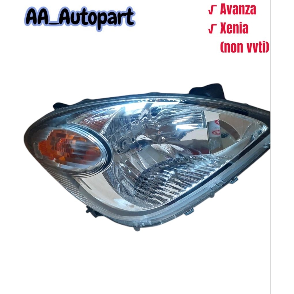 Headlamp head lamp lampu depan Avanza Xenia non vvti 2004 2005 ori new original