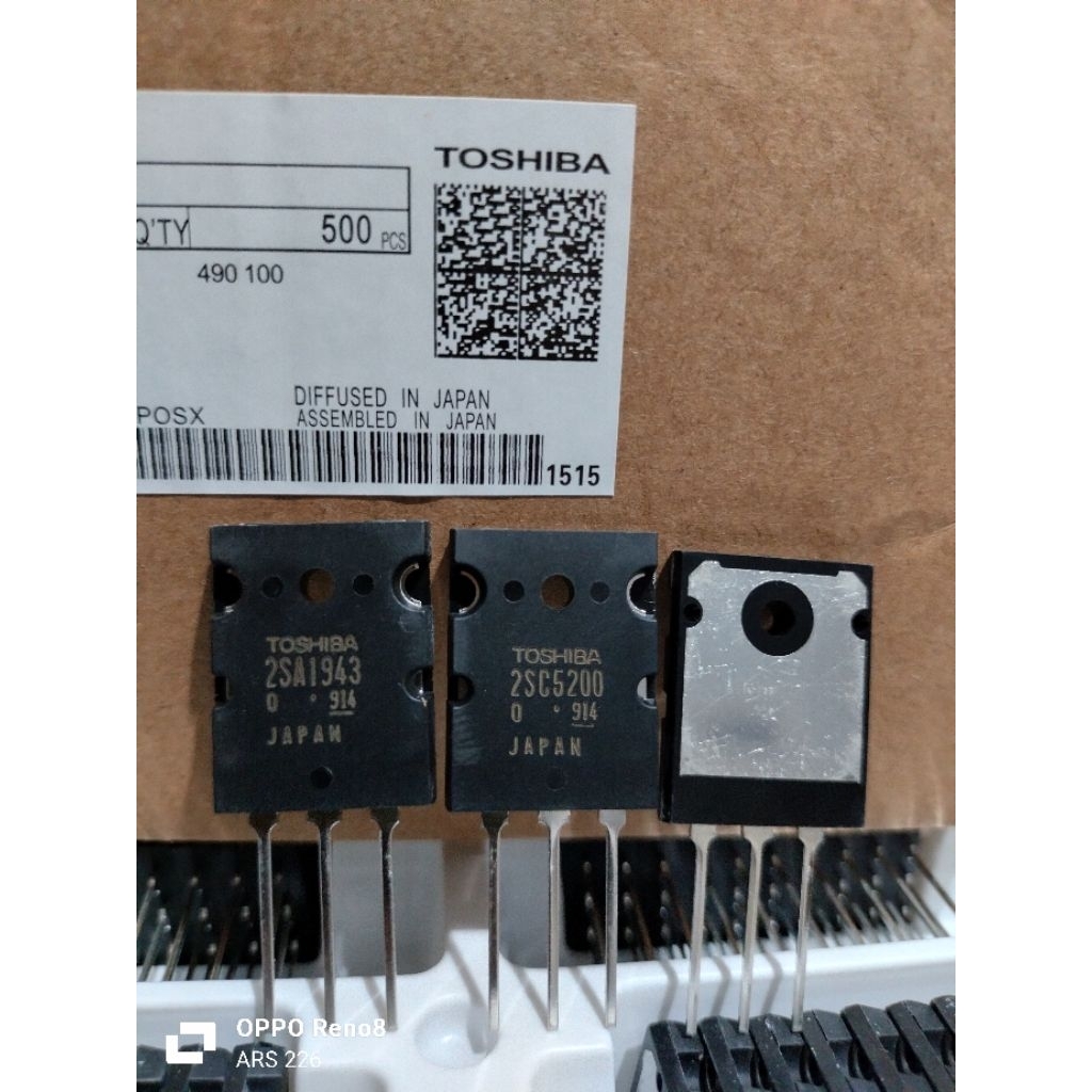 Transistor Toshiba Lot 914 Original (1943/5200) Free Mika Karet