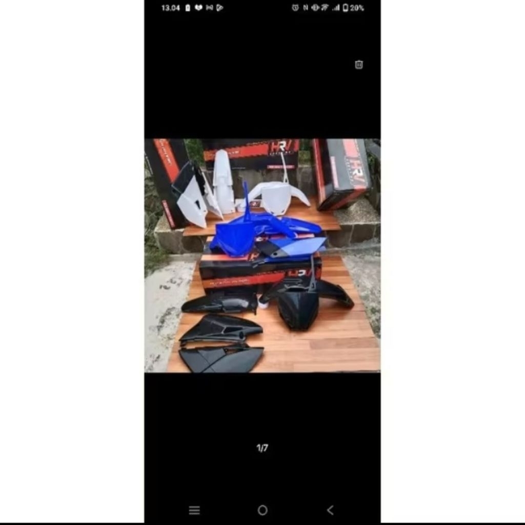 cover body bodi set HRV SEPAKBOR DEPAN YZ 85 NEW 2016 DAN PAPAN NOMER YZ 85 NEW 2016 SPAKBOR DEPAN Y