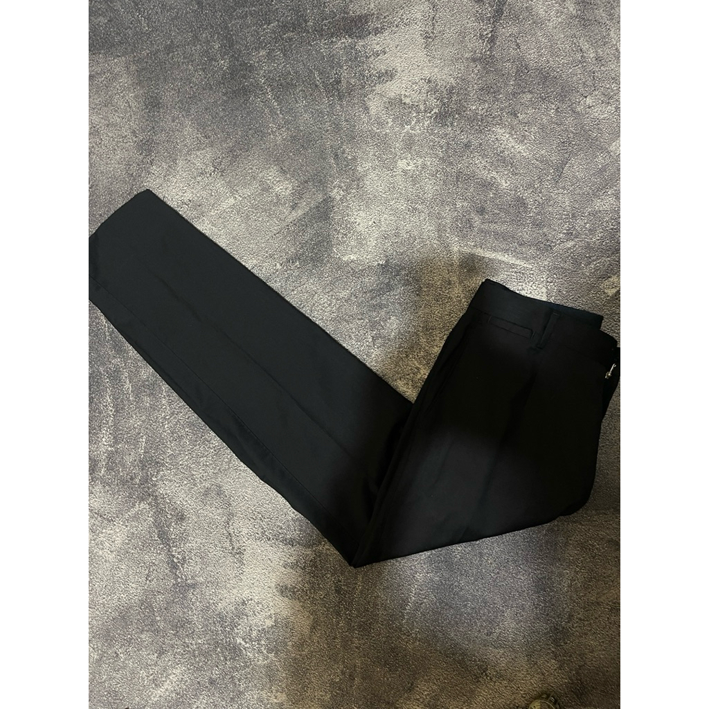 dolce gabbana pants celana bahan  hitam sz 30/31