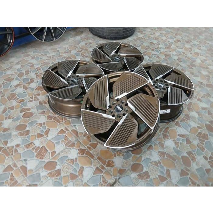 Velg Mobil Bekas HSR Raijua R18 PCD 5X100/114.3 Bronze Cocok Untuk ALPHARD CAMRY JUKE SERENA CRETA