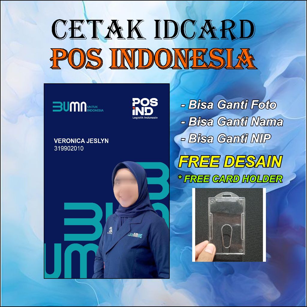 CETAK ID CARD BUMN POS IND