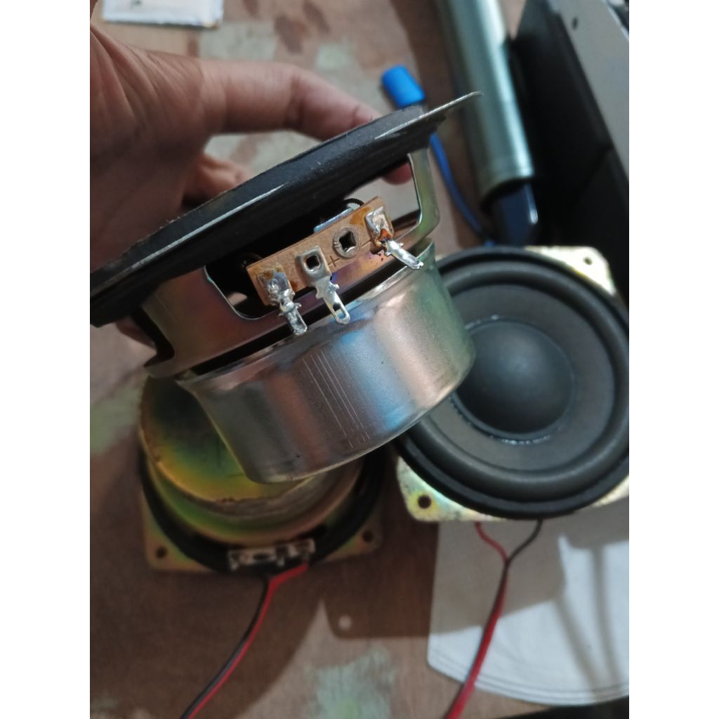 speaker 4 inch subwoofer polytron xbr spul in out 2cm