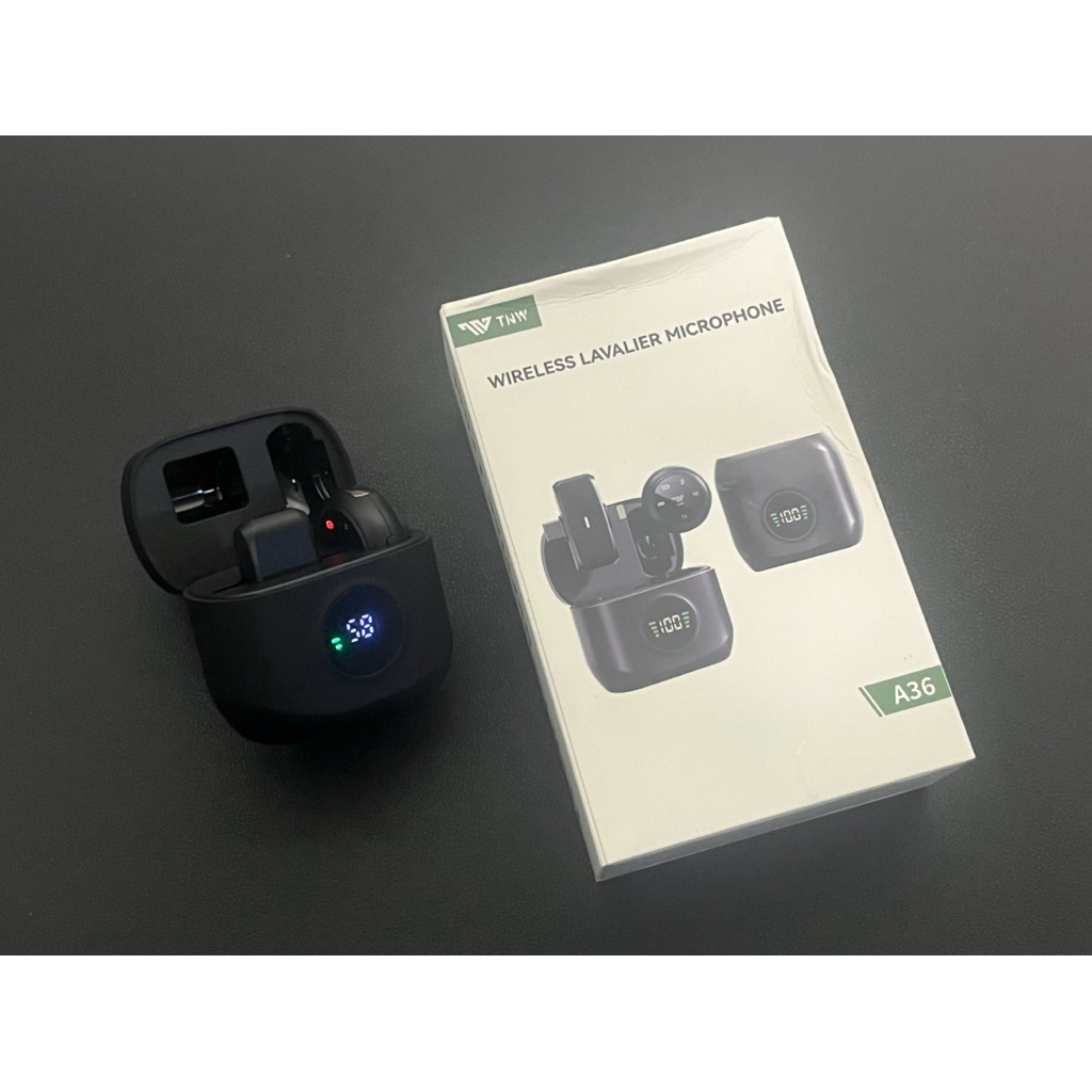 Wireless microphone TNW A36 magnetic clip bluetooth