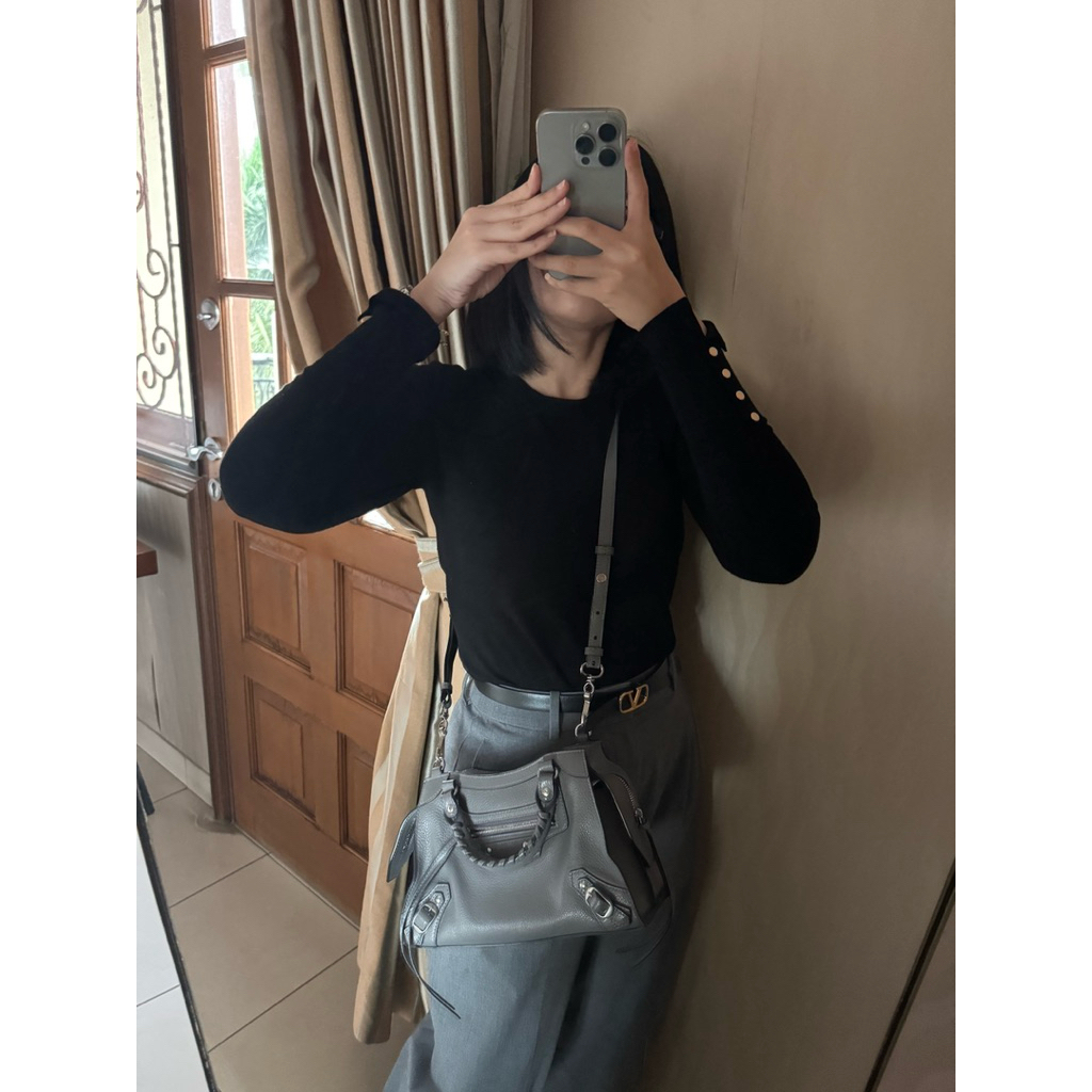 Balenciaga City Small Dark Grey