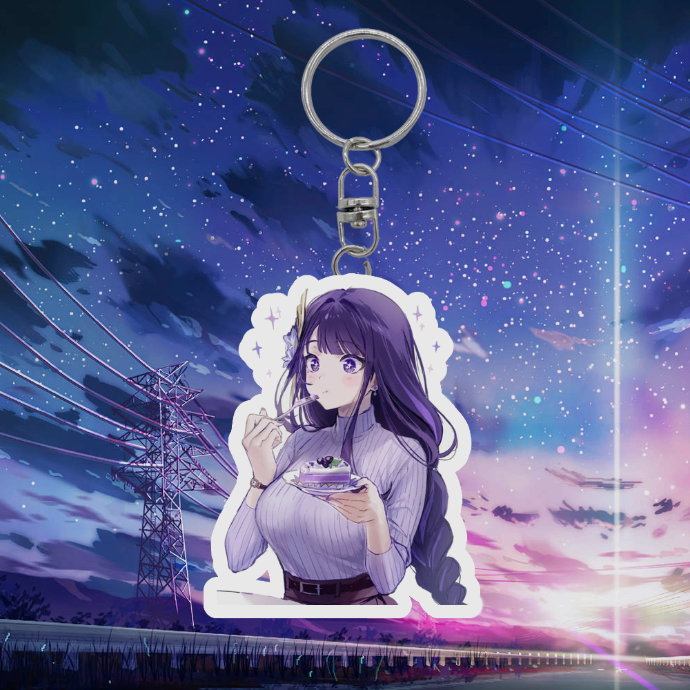 Gantungan Kunci II Keychain Anime - Raiden Shogun Keychain