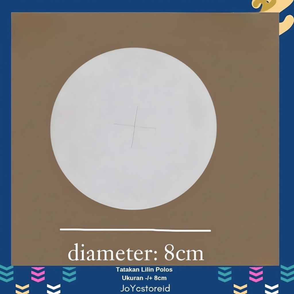 Tatakan Lilin Polos 30pcs Tatakan Lilin Paskah Tatakan Lilin Natal Tempat Lilin