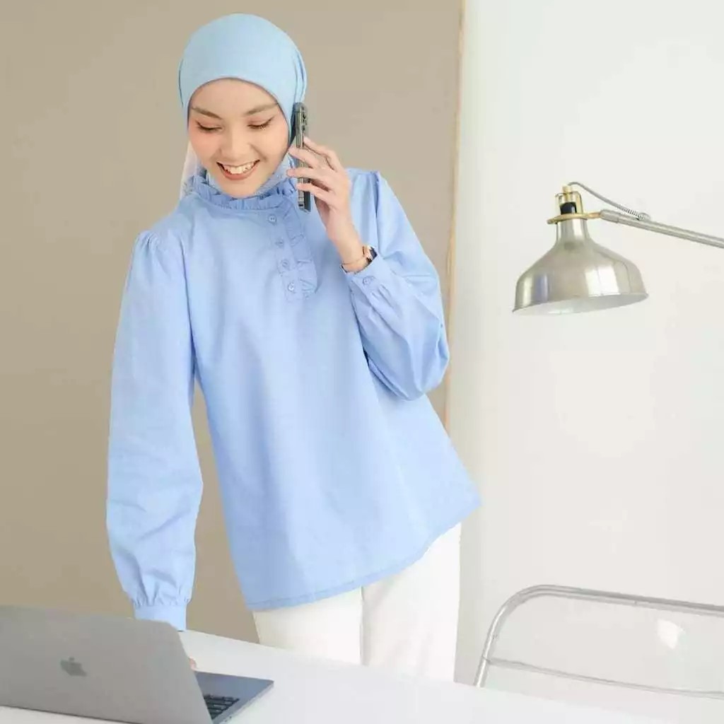 Zoya AZALEA Blouse - Atasan Wanita Wudhu Busui Friendly - Bahan Premium Cotton ZOYA BALTOS