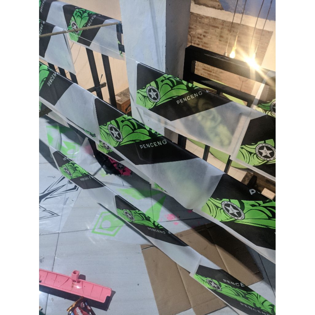 Kertas layangan (20pcs) minyak 2 warna stabilo