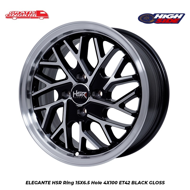Velg Hsr Elegante Ring 15 Cocok Mobil Toyota Agya / Pelek Racing