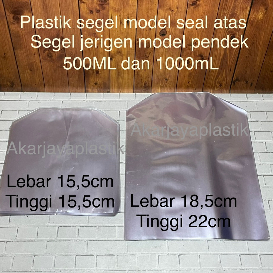 plasti segel jerigen 500ML dan 1000ML /1L plastik model seal bagian atas