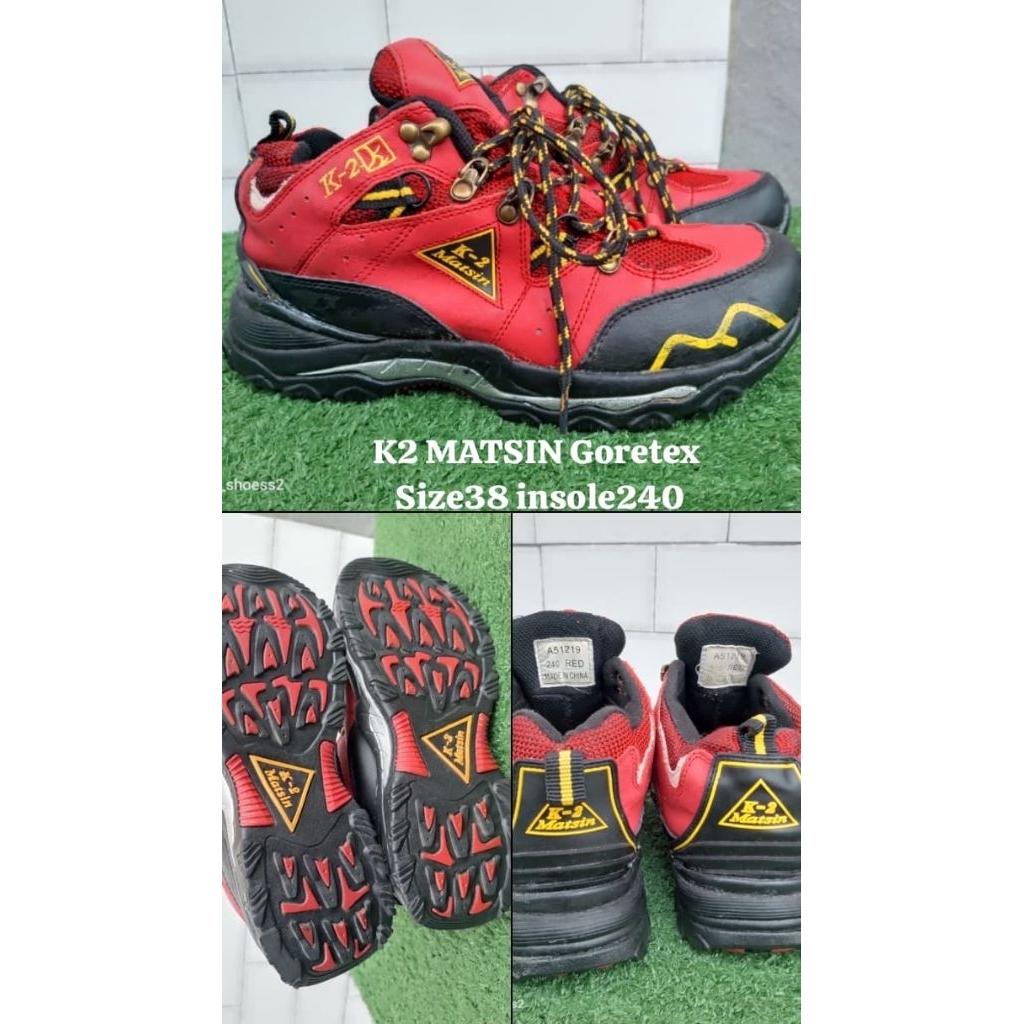 Sepatu hiking trekking outdoor K-2 Matsin (38-240)