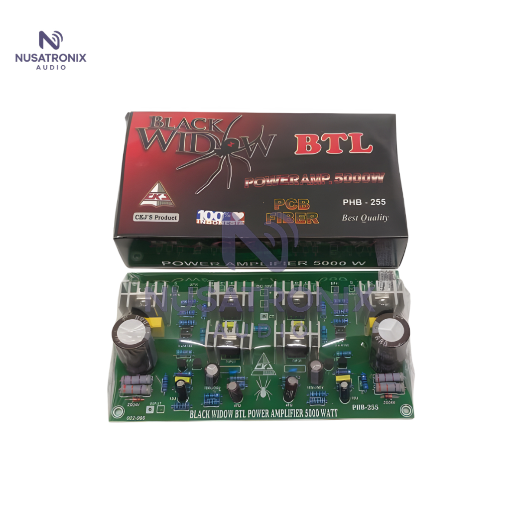 KIT BLACK WIDOW BTL POWER AMPLIFIER 5000W