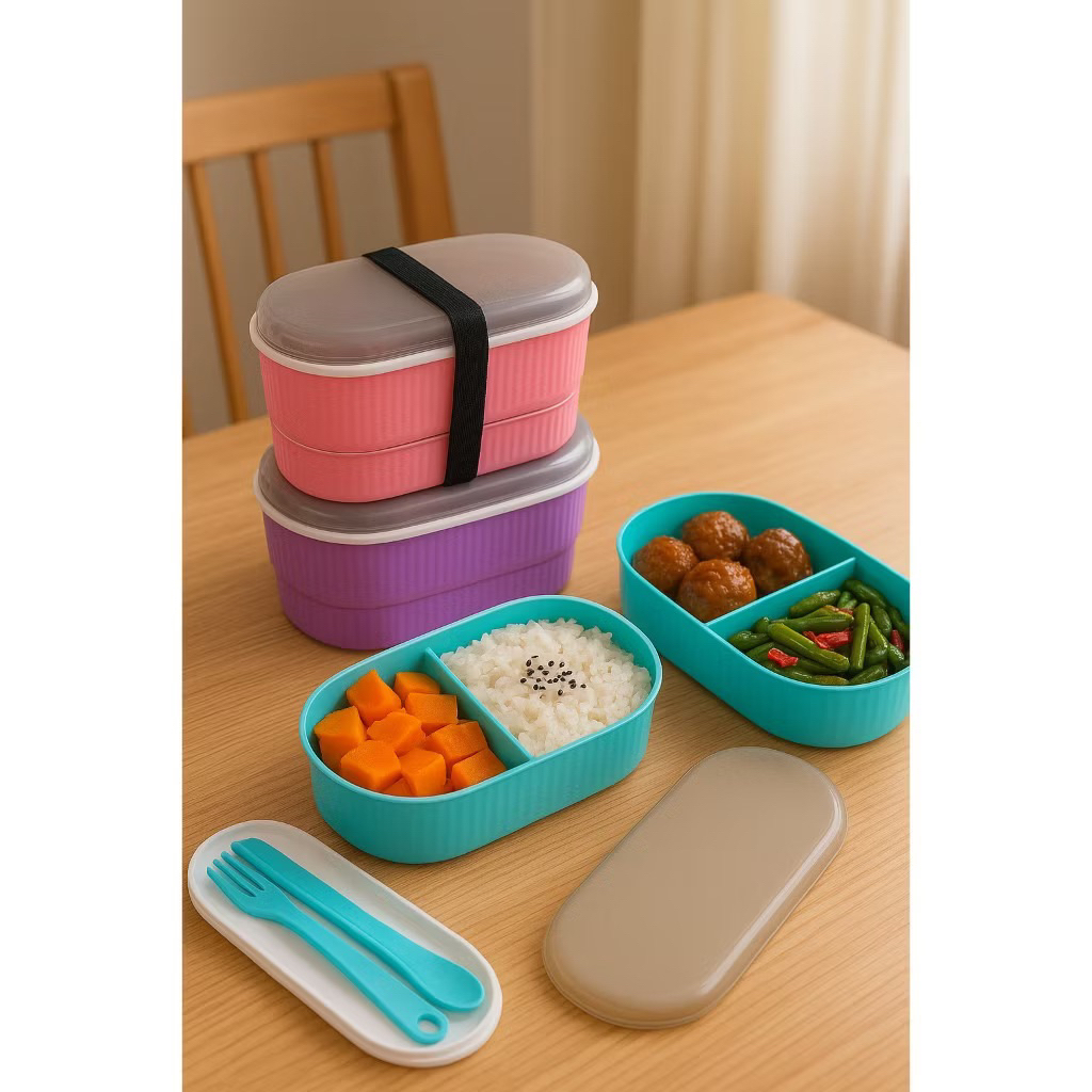 GROSSIR MANADO SET BEKAL SUSUN FREE SENDOK GARPU RESELLER DROPSHIPPER GROSIR