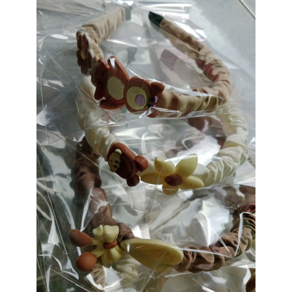 Bando Anak Karakter Teddy Bear Satuan/ Bando Karakter Anak