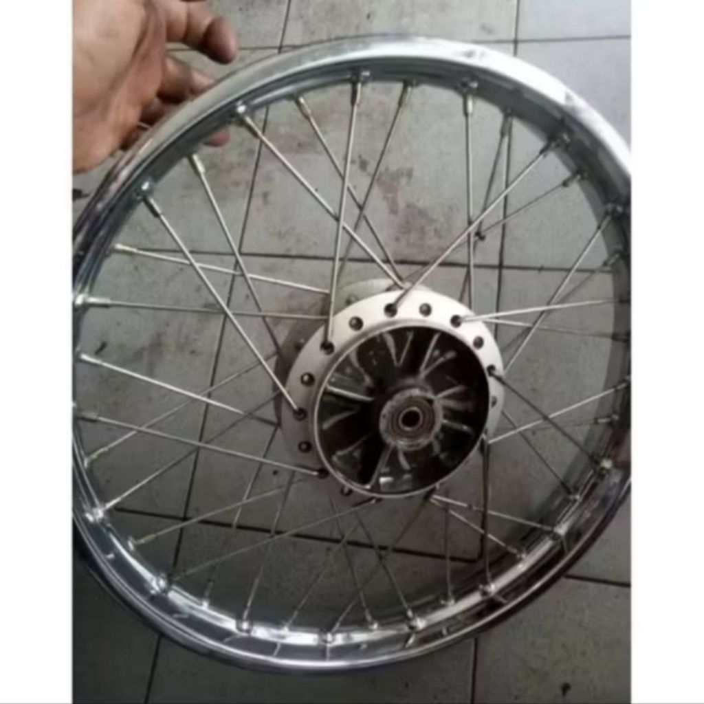 Pelek velg belakang motor Supra fit new Revo absolut Karisma honda Blade Original copotan