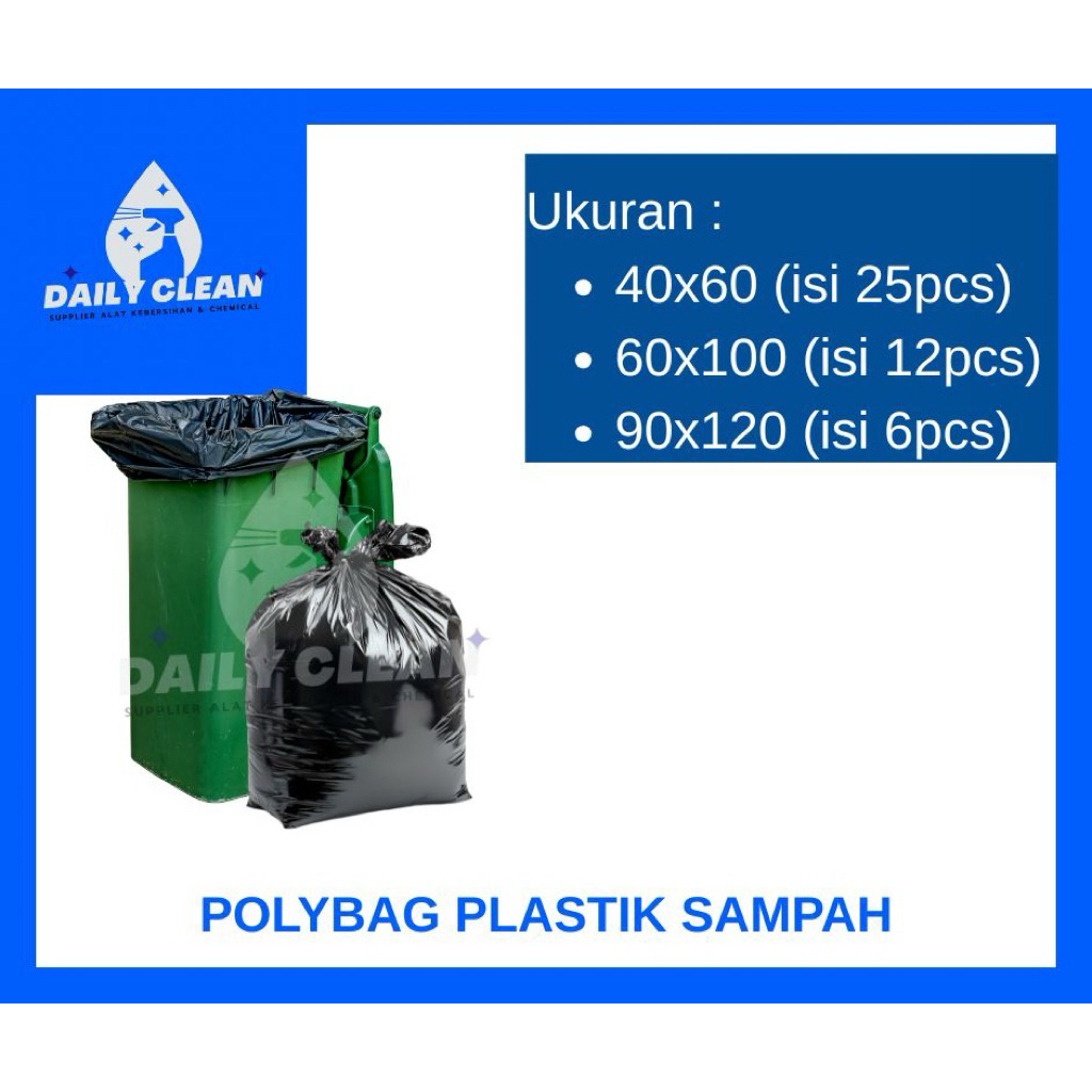 Polybag Plastik Sampah Jumbo Tebal