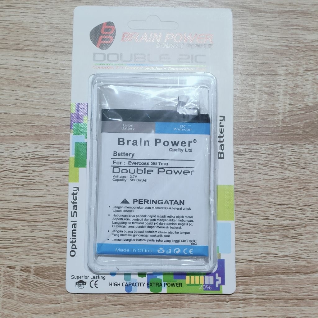 Baterai Batre Evercoss Cross S6 Tera S6TERA Double Power Battery Hp