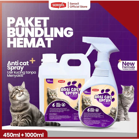 SEROXIL ANTI CAT - CAT REPELLENT - PENGUSIR KUCING BAB SEMBARANGAN - USIR KUCING LIAR - PENGUSIR KUC