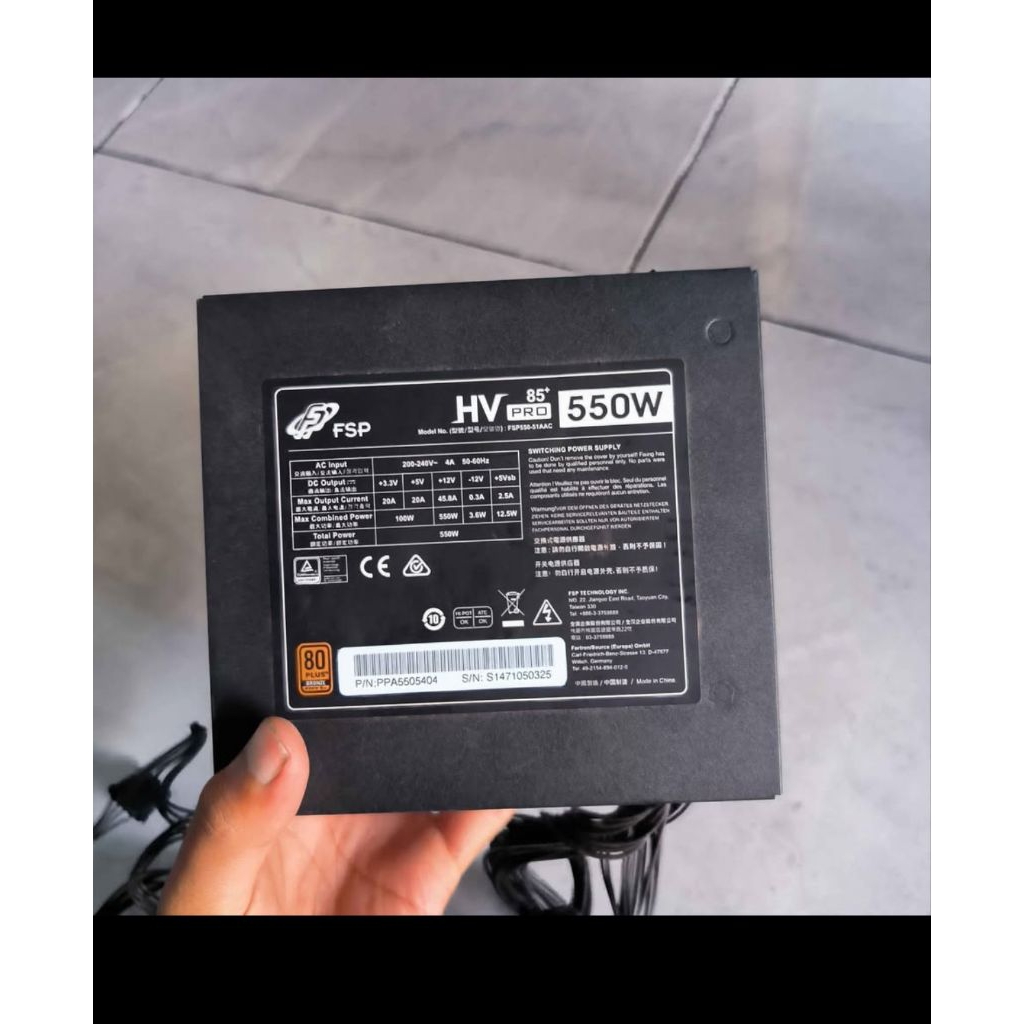 Psu fsp HV 85+ pro