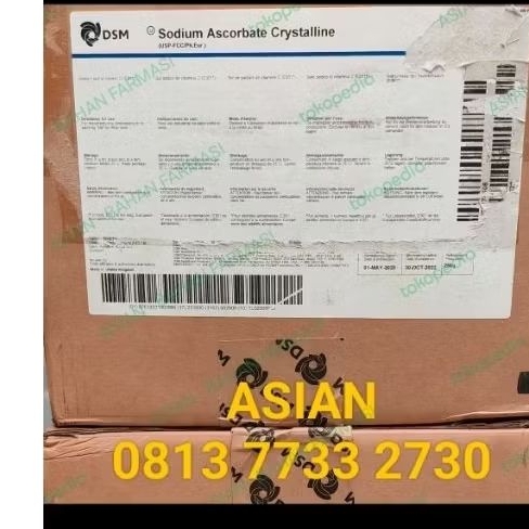 Sodium Askorbat 100 g - garam Vitamin C - Antioksidan - Sod Ascorbate - Na Askorbat