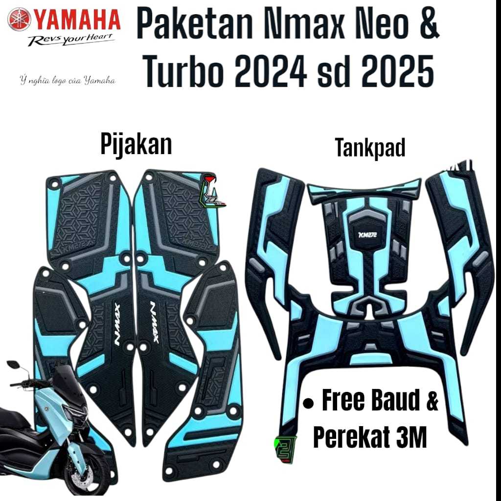 AKSESORIES NMAX TURBO / KARPET NMAX NEO / TANK PAD NMAX TURBO 2024 S/D 2025