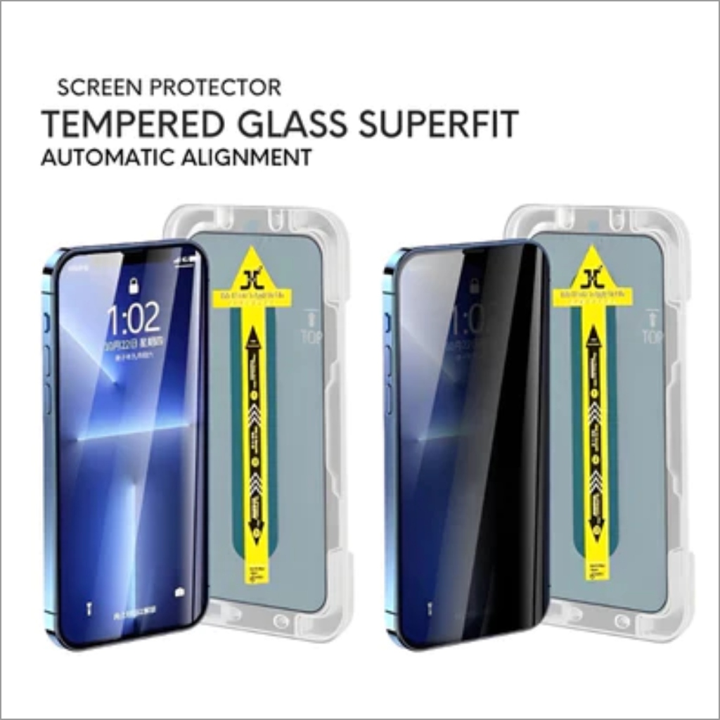 Tempered Glass Super Fit IQOO Z6 5G IQOO 7 IQOO 11S Anti Gores Kaca Clear Bening Anti Spy Privacy Di