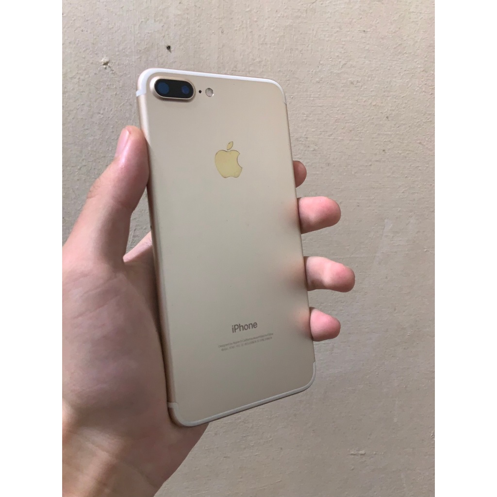 IPHONE 7 PLUS 128GB GOLD SECOND FULLSET MULUS NO MINUS